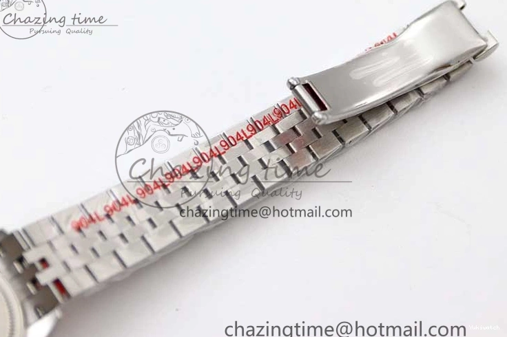 Dial SS 1:1 Diamonds 28 Silver Markers DateJust Bracelet 904L Edition Lady Best on NH05 Steel TWF President 0206